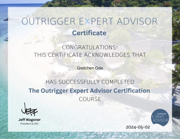 Outrigger Expert Advisor certificate